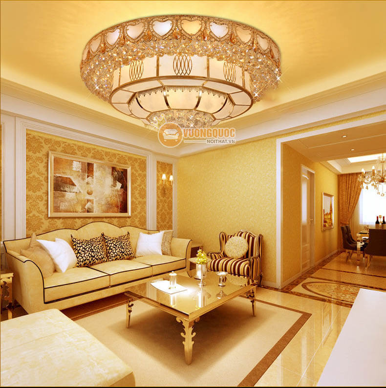 Đèn ốp trần nhập khẩu thiết kế sang trọng độc đáo CM218-7